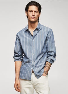 اشتري Stripe Regular Fit Shirt في الامارات