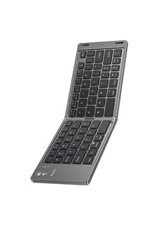 Buy Yesido KB27 Folding Wireless Keyboard, Portable BT5.0 Compact Design with 65 Keys, Rechargeable Battery, and Magnetic Closure in UAE