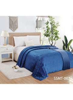 Buy 1 Piece Soft Bed Polyester Blanket king Size 200*220 cm in Saudi Arabia