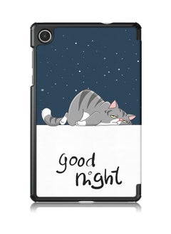 اشتري Hard Protective Case Cover For Lenovo Tab M8 4th Gen (TB-300FU) Lazy Cat في السعودية