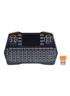 Buy Mini Wireless Keyboard - English Black/Orange in Saudi Arabia