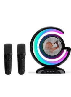 Buy Wireless Lightshow Speaker With Two Wireless Microphones in UAE