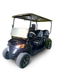 Buy BLACK ELECTRIC GOLF CART 4-SEATER FRONT FACE in Saudi Arabia