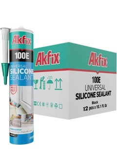 Buy Akfix 100E RTV White Silicone -100% Waterproof Silicone Sealant for Kitchen and Bathroom, Shower, Toilet, Sink, Window and Door, UV Resistant,1 Pack, in UAE