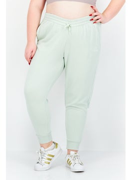 اشتري Women Plus Size Brand Logo Training Sweatpants, Light Lime في الامارات