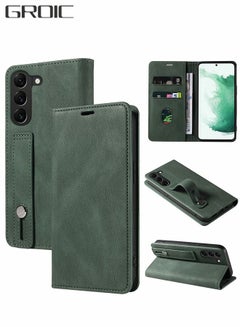 Buy For Samsung Galaxy S23 Case, Luxury Leather Wallet Cover, Leather Wallet Case Classic Design with Card Slot and Magnetic Flip Flip Folding Case for Galaxy S23 Shell 6.1'' in UAE