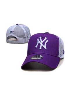 Buy New Era 9Fort New York Yankees baseball cap duckbill cap sun hat pure cotton men's and women's outdoor sports purple in UAE