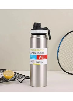 Buy 1000ml Stainless Steel Vacuum Insulated Thermal Bottle, Leakproof BPA Free Sports Water Bottle for Coffee Tea Travel to Keep Drinks Hot or Cold in Egypt