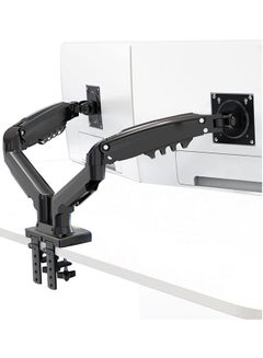 Buy Dual Monitor Desk Mount Stand Full Motion Swivel Computer Monitor Arm for Two Screens 17-27 Inch with 4.4~19.8lbs Load Capacity for Each Display in UAE