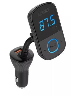 Buy LDNIO C705Q Bluetooth FM Transmitter Triple USB QC3.0 + PD charger Full protocol quick Fast Car Charger in UAE