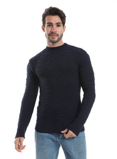 Buy Wool Mens Pullover With Round Neck in Egypt