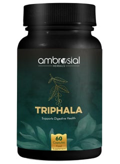 اشتري Triphala Digestion Supplement Blend of 3 Natural HerbsDigestive Enzymes Triphala Tablet for Digestive Health 60 Veg Capsules في السعودية