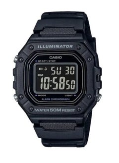 اشتري Men's Resin Digital Wrist Watch W-218H-1BVDF -Black في الامارات