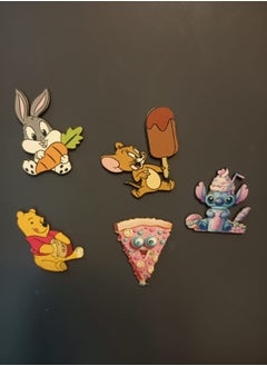 Buy Cute Cartoon Decorative Fridge Magnets (5 Pieces) - Mini Fridge Magnets in Egypt