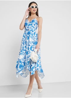 Buy Strappy Printed Dress in UAE