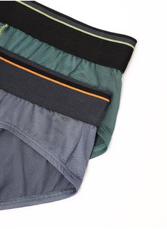 Buy Pack of 2 - Contrast Stitch Detail Brief in Saudi Arabia