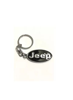 Buy Jeep Logo keychain Metal Keyring Durable keychain for Car Keys in UAE