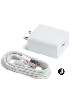 Buy "Fast Type-C Charger for Xiaomi Redmi Note 11 – Original Adapter, Qualcomm QC 3.0 Quick Charge, Adaptive Fast Charging, Compatible with Dash, VOOC, AFC" in UAE