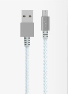 Buy Rokini cut-resistant fabric iPhone cable - Apple certified - size 20 cm in Saudi Arabia