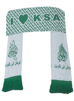 Buy Saudi National Day Printed Scarf for Men & Women 1.5M in Saudi Arabia