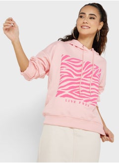 Buy Graphic Pullover Hoodie in Saudi Arabia