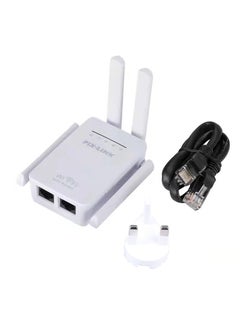Buy WiFi Extender, 2.4G network amplifier WiFi extender, 300Mbps WiFi repeater Wireless signal amplifier, support router, AP, repeater, client working mode, white in Saudi Arabia