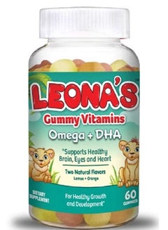 Buy Gummy Vitamins with Omega + DHA Bottle of 60 Gummies in UAE