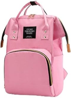 Buy Mommy Baby Backpack Weed Waterproof Mommy Baby Bag (Pink) in Egypt