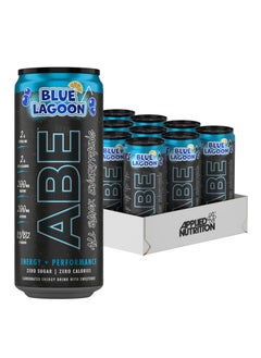 Buy ABE Energy + Performance Cans - Blue Lagoon -(12 Pack) in Saudi Arabia