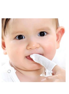 Buy 6Pcs Infant Tongue Cleaner Baby Tongue Cleaner Newborn Finger Toothbrush in Saudi Arabia