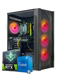 Buy Gaming PC, Intel Core i5-11400F, RTX 3060, 32GB RAM, 512GB SSD, Window 11 Pro, Black Case in UAE