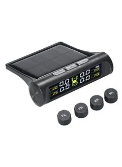 اشتري Wireless Solar Power Tire Pressure Monitoring Systems With 4 External Sensors Real Time Pressure And Temperature Alarm Auto Safety Monitor For Truck RV Trailer Car في الامارات