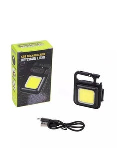 اشتري LED flashlight, 800 lumens, medallion, magnet, and opener, waterproof, long-lasting battery, with USB charger في مصر