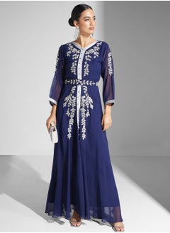 Buy Embellished Belted  Dress in UAE