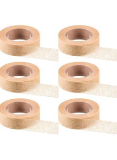 Buy 6 Rolls Flesh Colored Flexible Skin Tape Breathable Nose Tape Self Adhesive Gauze Tape for Wound Injuries Swelling Sports, 0.5 inch x 359.9 inch in UAE