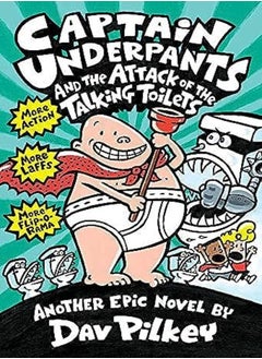 اشتري Captain Underpants And The Attack Of The Talking Toilets Captain Underpants by Dav Pilkey Paperback في الامارات