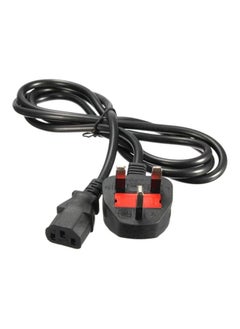 Buy Black power cable that provides extra protection against damage Keep your devices safe in Saudi Arabia