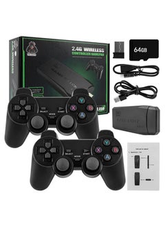 Buy M8 Wireless HDMI High-Definition Game Console,Built-in 10000+ Games with Hidden USB Flash Drive Design ,Plug and Play Video Game Stick,Supports 9 emulators, 64G in UAE