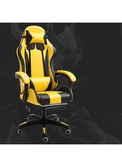 Buy Office Gaming Chair, High Back Computer Chair with Footrest and Lumbar Support, Ergonomic Chair with 360° Swivel Task Chair in UAE