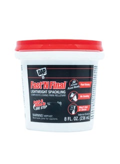 اشتري Fast And Final Lightweight Spackling 1/2 Pint White في الامارات