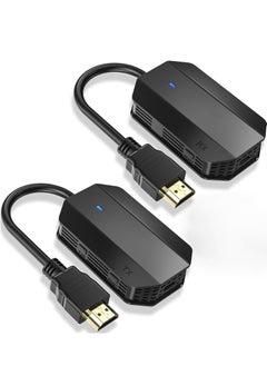 Buy Wireless HDMI Transmitter and Receiver Kit, Plug & Play, 2.4/5GHz Wireless HDMI Extender for Streaming Media, Video, Audio from Laptop/PC/Camera/Phone to Monitor/Projector/HDTV - 98FT/30M Range in UAE