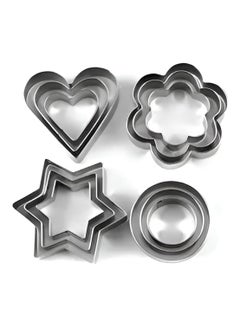 Buy Cookie , biscuit Cutter Stainless Steel Set of 12 in Egypt