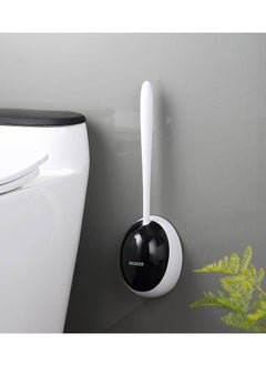 Buy 1pc Wall-Mounted Silicone Toilet Brush - No Dead Corners, Effortless Toilet Cleaning! in Egypt