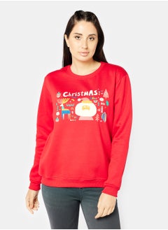 اشتري SWEATSHIRT For Women - RED في مصر