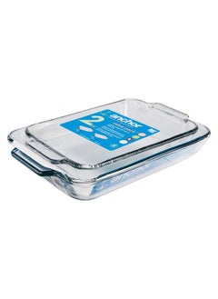 اشتري 2Pc Preferred Glass Bakeware Set-82761  A/H في الامارات