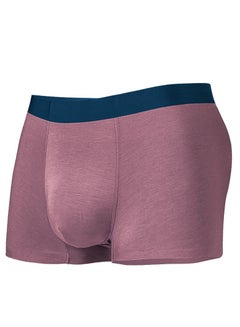 اشتري Men's Boxer Briefs Soft And Breathable Underwear With Comfort Flex Waistband Amaranth Red في السعودية