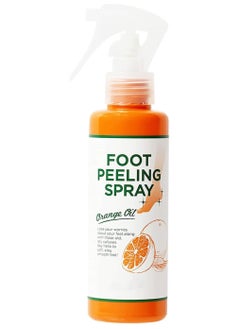 اشتري Foot Peeling Spray Natural Orange Essence, Pedicure Hands Dead Skin, Exfoliating Foot Moisturizing Hydrating Nourish Peel off Spray, Quickly Remove Dead Skin and Calluses on Feet في الامارات