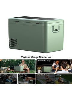 Buy Car Fridge 21.6L Mini Fridge 12/24V Car Refrigerator Freezer & Cooler, Portable Electric Cool Box for Tesla Model Y, SUV, Truck, Campervan RV, Boat, Outdoor Travel Picnic, Camping, 4 Cooling Modes (-5℃ to 20℃), Low Power Consumption, App Control for Easy Temperature Adjustment in UAE