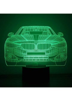 اشتري Colorful 3D Multicolor Night Light BMW Multicolor Night Light Eye Care LED Light Bedside Night Lamp Home Decoration Birthday Gift في الامارات