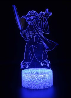 اشتري 3D Illusion Star Wars Night Light 16 Color Change Decor Lamp Desk Table Night Light Lamp for Kids Children 11 في الامارات